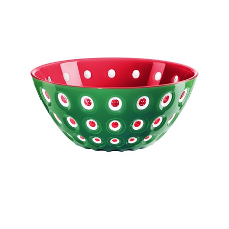 ciotola le murrine rosso bianco smeraldo cm 20